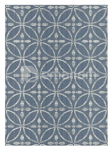 ხალიჩა DCcarpets Terazza 21194 Ivory Silver/Blue 120x170 სმ