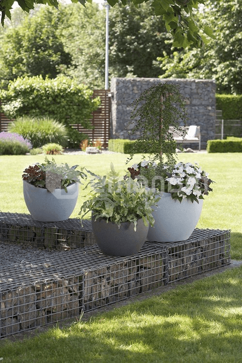 ქოთანი ყვავილის Scheurich 250/30 PLANTER SCHWARZ GRANIT