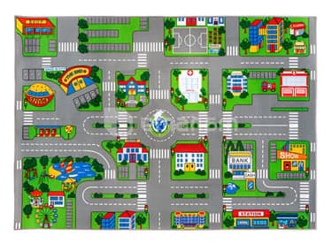 ფეხსაგები  Hamat BV 712 PLAY CARPET CITY 100x150 სმ
