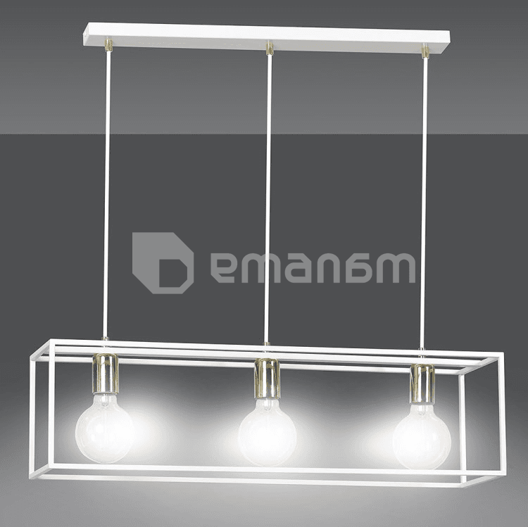 ჭაღი EMIBIG KARMEN 3 E27 3x MAX 60W თეთრი