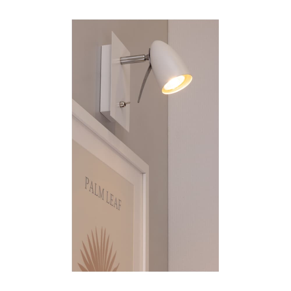 ბრა კედლის Ian Wall Lamp 1xGU10 Max.35W White/Chrome