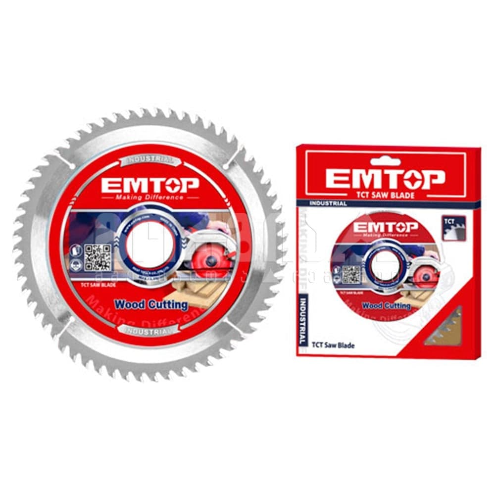 ხის საჭრელი დისკი ცირკულისთვის 254მმ 60T Emtop-ETCT125423