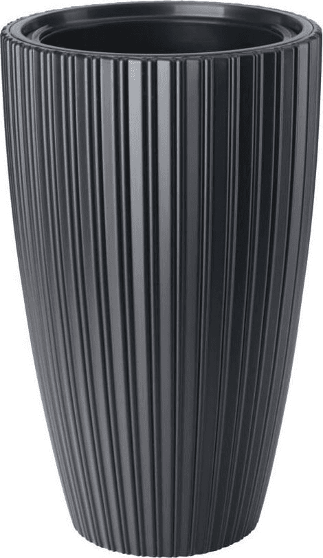 ქოთანი ყვავილის Form-Plastic Mika Slim 40 deep black