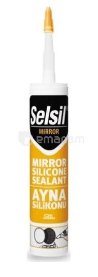 ჰერმეტიკი სილიკონის მინის Selsil SEL95-0453 280 მლ თეთრი