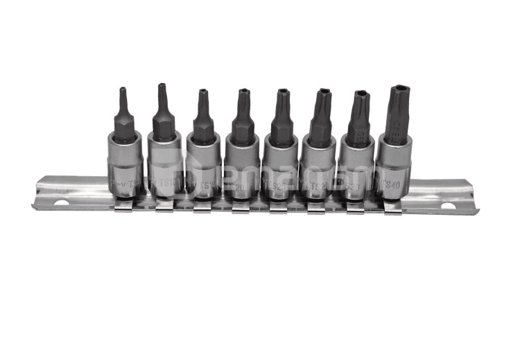 ნაკრები მაგნიტური ბიტების Topmaster 330149 1/4" TS8-40 8 ც