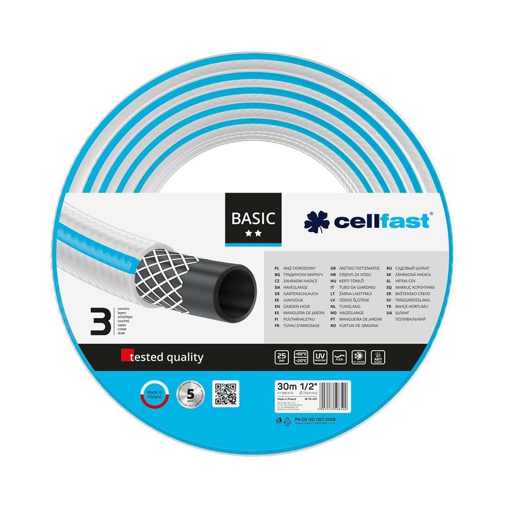 სარწყავი მილი სამშრიანი BASIC 3/4" 20 m