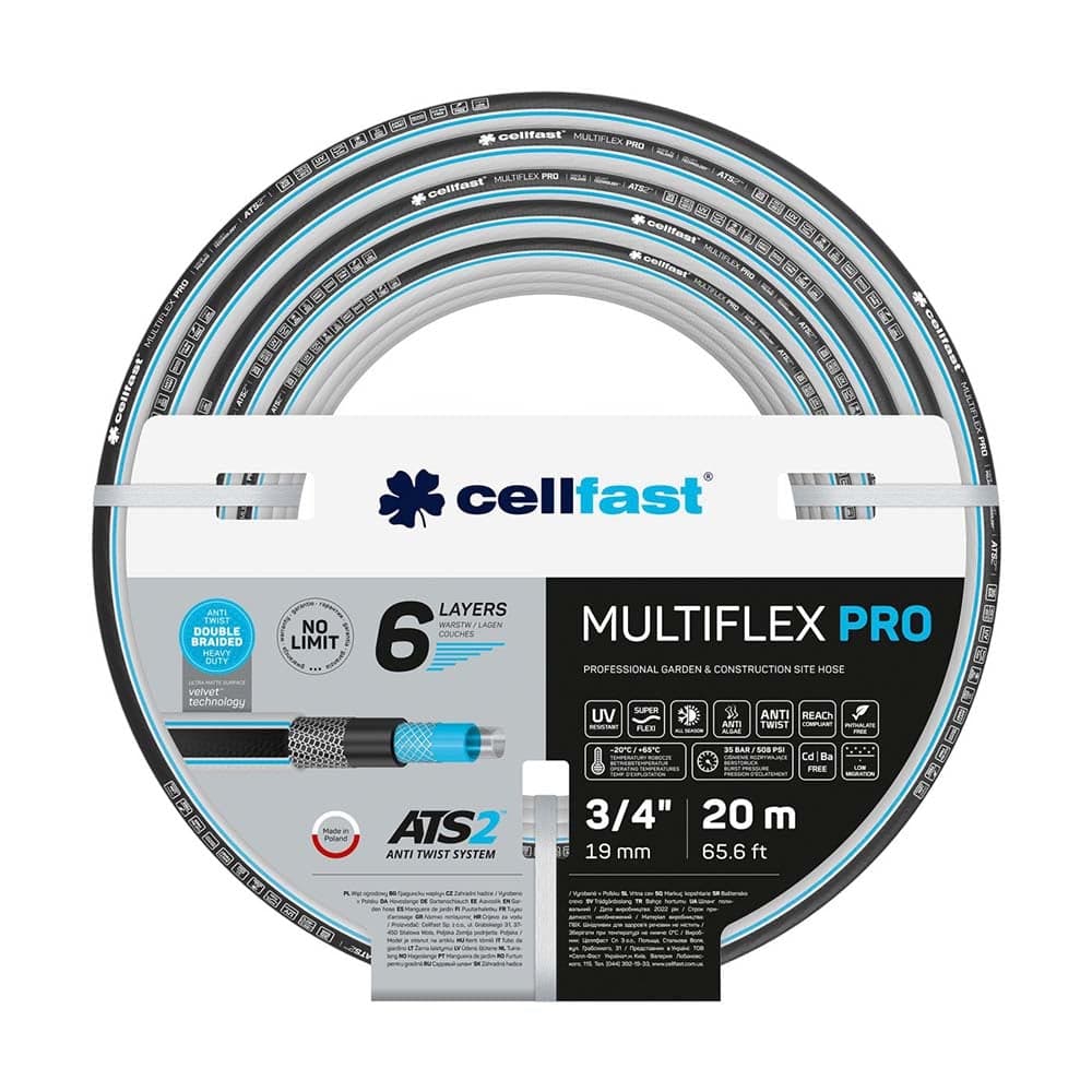 სარწყავი მილი 6 შრიანი MULTIFLEX  3/4" 50 m