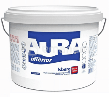 ინტერიერის საღებავი ჭერისთვის Eskaro Aura Malare 5 ლ