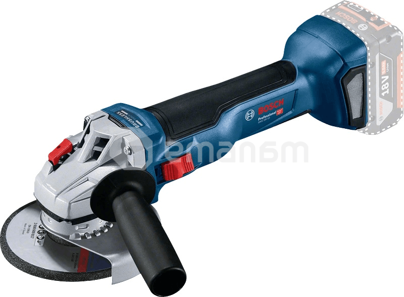 აკუმულატორის კუთხის სახეხი მანქანა Bosch GWS 18V-10 18V