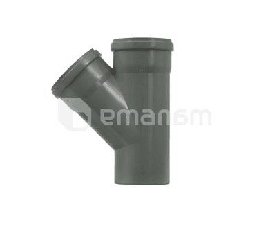 სამკაპი შიდა კანალიზაციის  Hakan 110/110/45°  S20 GREY