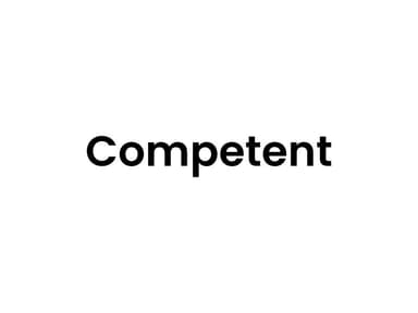 კომპეტენტი • Competent