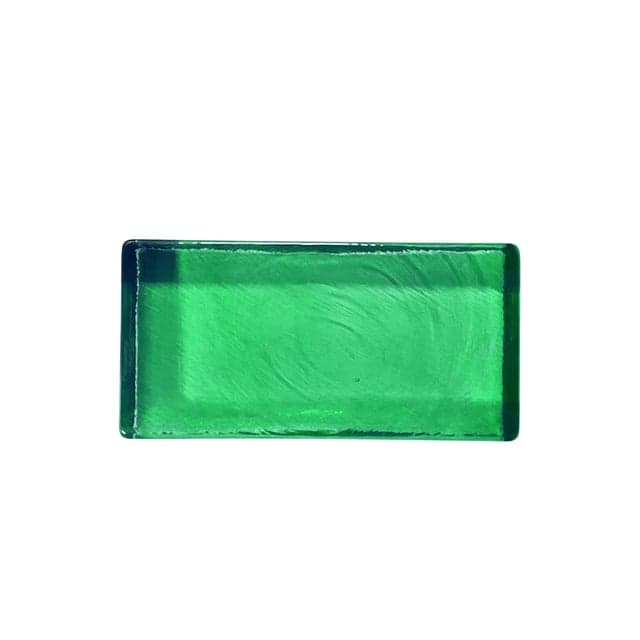 მინა აგური 200*100*50მმ მწვანე  (Sunny Green )