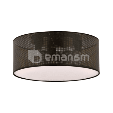 ჭერის სანათი EMIBIG ASTON 3 E27 3x MAX 60W შავი ოქოსფერი