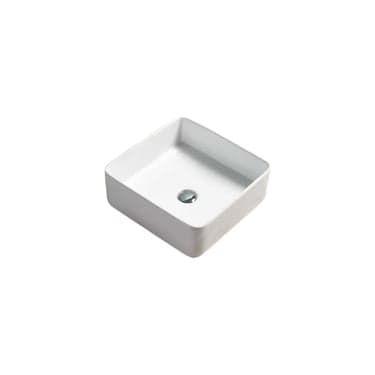 ხელსაბანი დასადგამი Pate Square 7050D Glossy თეთრი