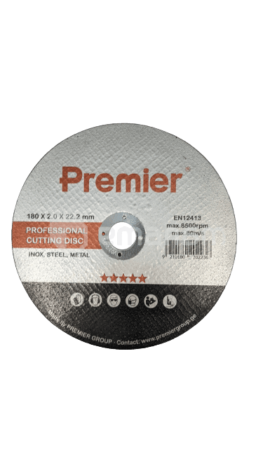 ლითონის საჭრელი დისკო  Premier 180 x 2.0 x 22 მმ.