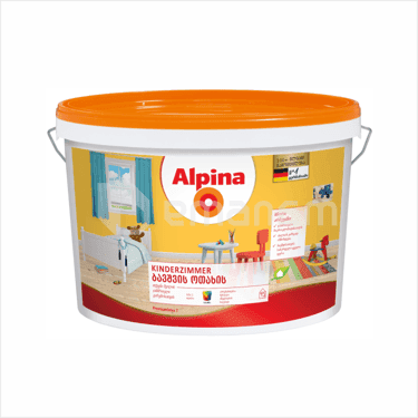 დისპერსიული საღებავი Alpina Kinderzimmer B1 5 ლ