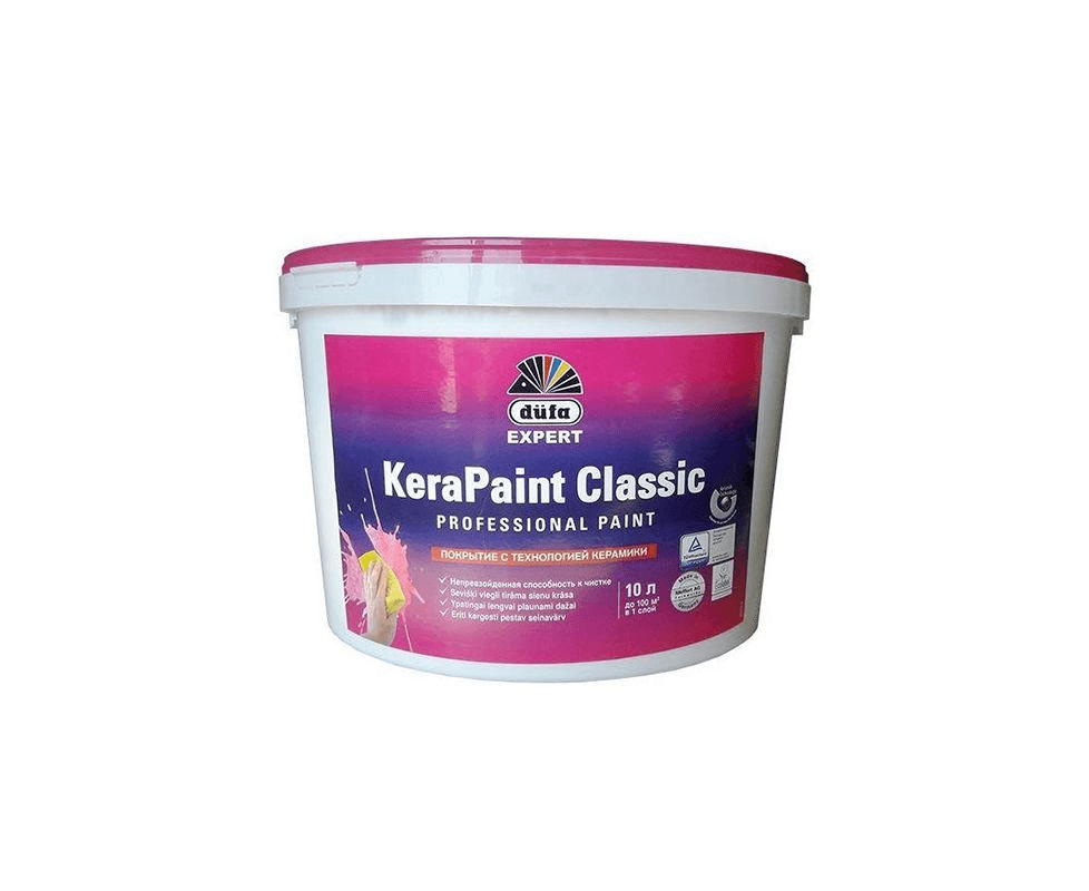 საღებავი EXPERT KERAPAINT CLASSIC 10 ლიტ