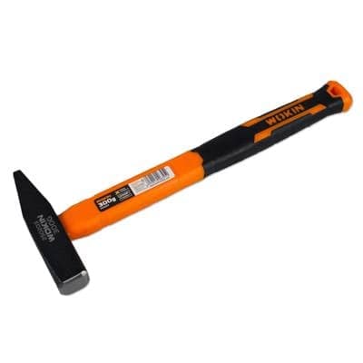 მეტალის ჩაქუჩი რეზინის სახელურით Wokin 250203, 300G, Machinist Hammer, Black/Orange