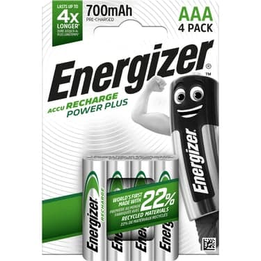 აკუმულატორი Energizer Power Plus AAA ზომა 700mAh 4ც