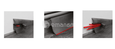 პლინტუსი VOX Profile PVC Flex მუხა კლასიკური BF-560 2,5m