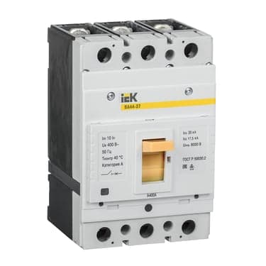 ავტომატური ამომრთველი IEK VA44-37 SVA4410-3-0400-35 3P 400A 35kA