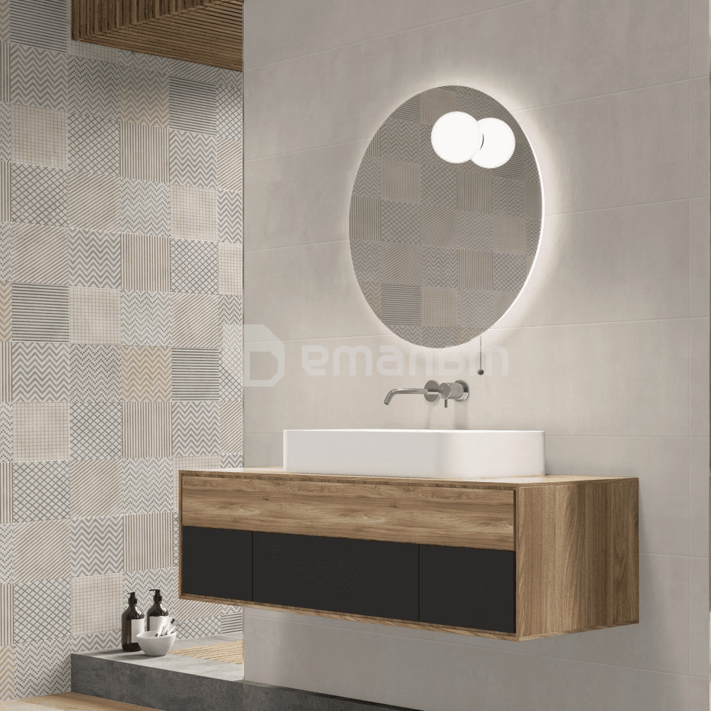 კაფელი Mikonos TERRE WHITE (AZJ) 25X75სმ