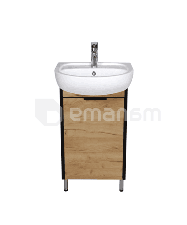 აბაზანის ტუმბო ხელსაბნით Dacota Craft 50 wood Solo 50 სმ