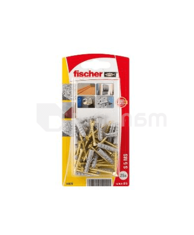დუბელი განბჯენი სჭვალით Fischer S5MS 25 ც 14920