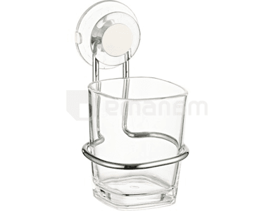 ჭიქა კბილის ჯაგრისებისთვის GECO TUMBLER TRANSPARENT GREEN