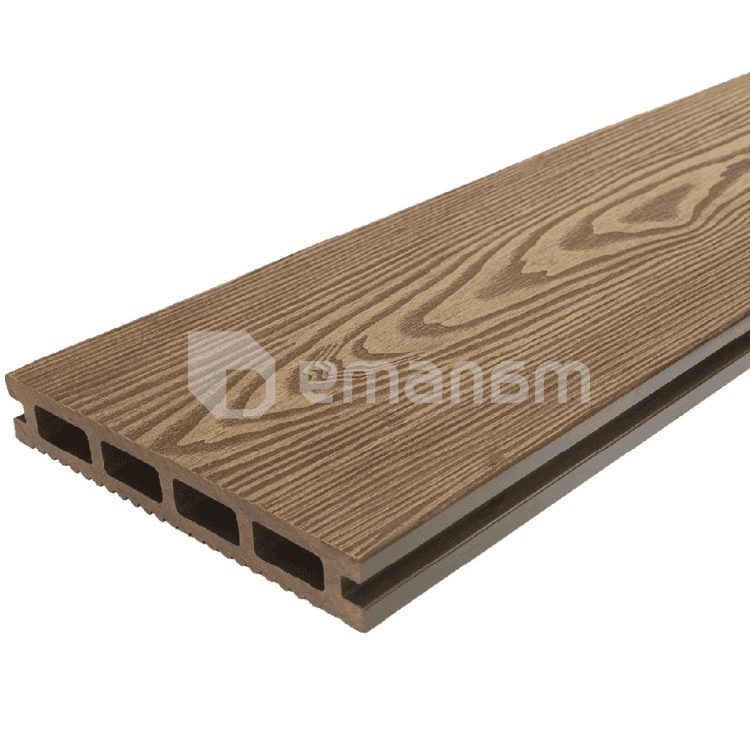 ფიცარი ტერასის Bergdeck S140 Dark Teak 2200x140x25 მმ
