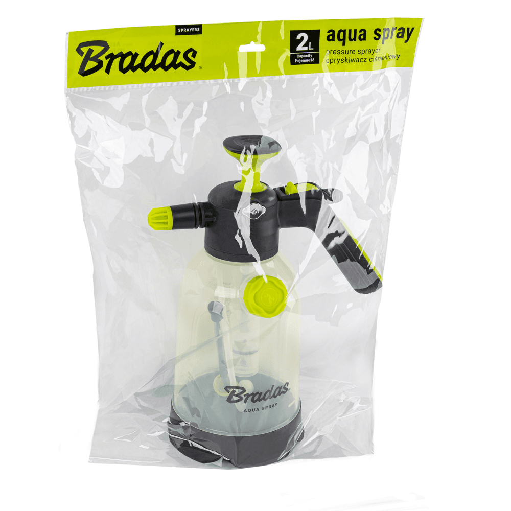 წნევიანი შესასხურებელი Bradas AQUA SPRAY CLEAR AS0200CL/SF 2 ლ