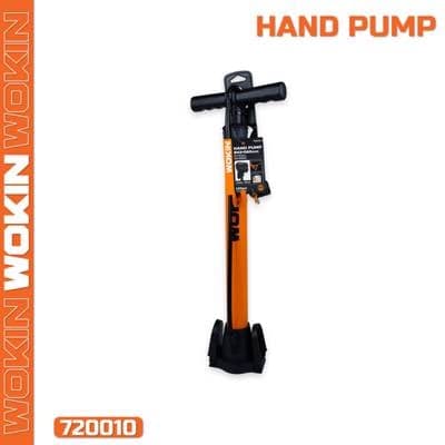 მექანიკური ნასოსი Wokin 720010, 100PSI, Hand Pump, Black/Orange
