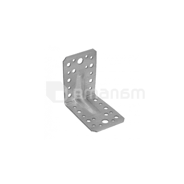 კუთხედი გაძლიერებული Domax KPL1 90x90x65x2.0 mm