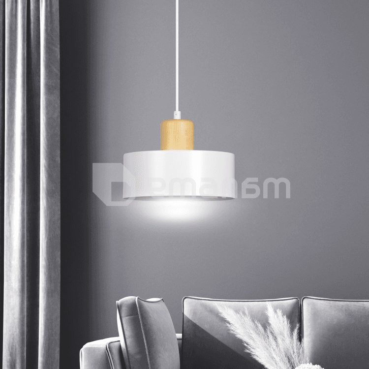 საკიდი EMIBIG Torin 1 E27 1x MAX 60W თეთრი