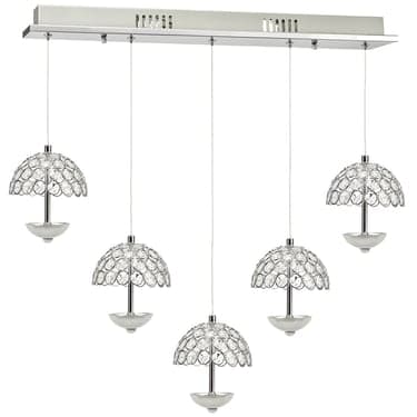 საკიდი Milagro VENUS LED 5 5W 4000K 1750Lm ქრომი