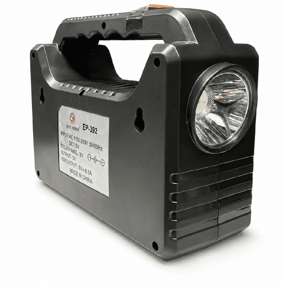 LED ფარანი AIMON GROUP LIMITED EASY POWER EP-392 6V 4Ah ნაცრისფერი/ნარინჯისფერი