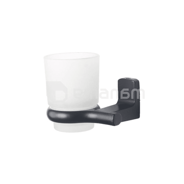 ჭიქა კბილის ჯაგრისებისთვის Tema Premium Tooth Brush Holder 71004 B-e Black