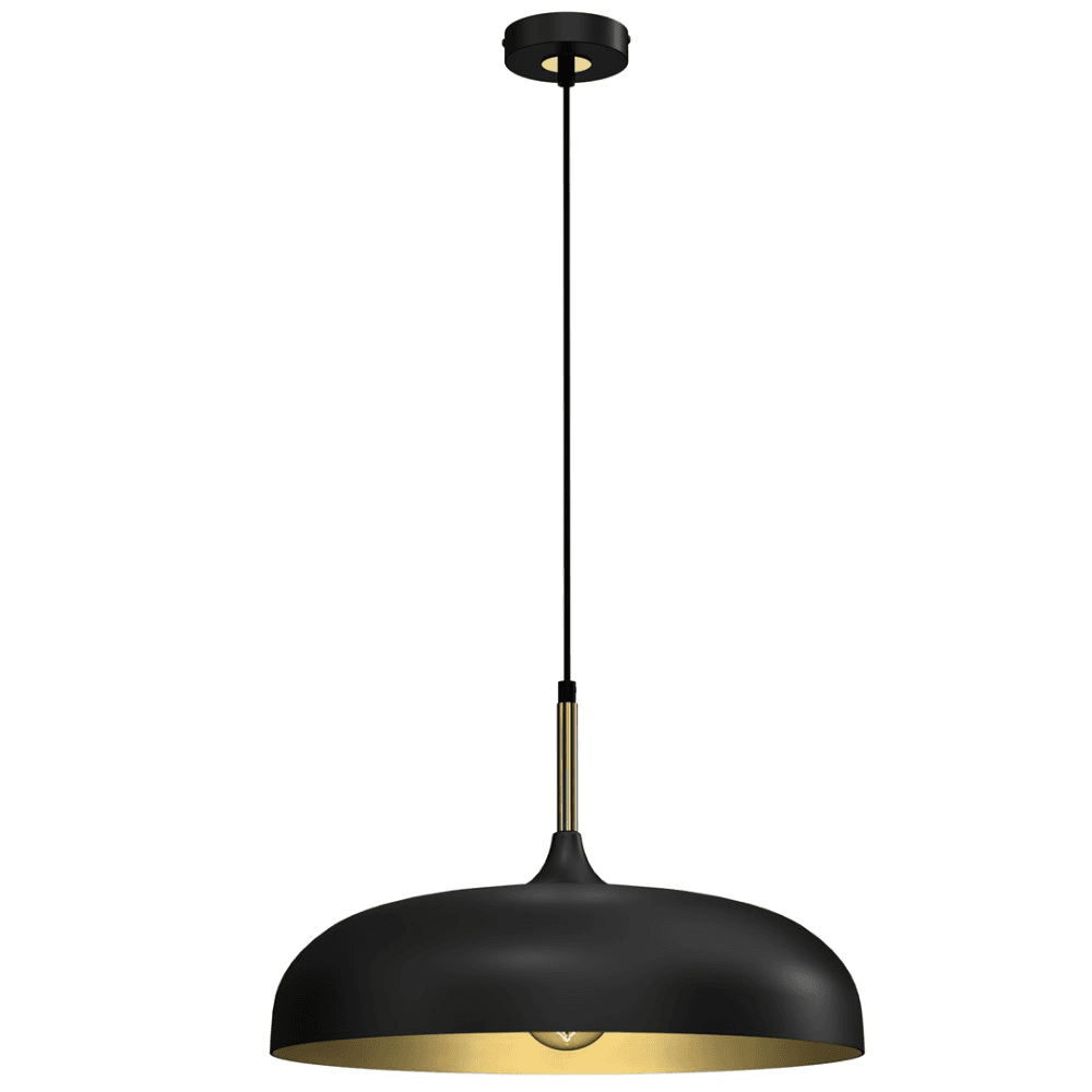 საკიდი სანათი Milagro MLP7898 1 E27 LINCOLN BLACK GOLD