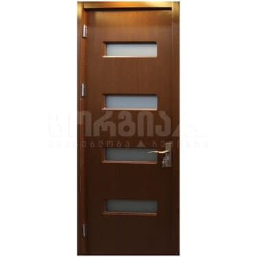 კარი მდფ MQ30 Dark Oak 1-27 2200x920x100 (მინით)