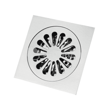 ტრაპი აბაზანისათვის BAIYI BFD-012 10x10 Brush Matt (თითბერის)