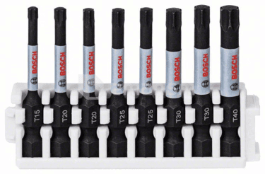 დარტყმითი ბიტების ნაკრები Bosch Impact Control 50 მმ 8 ც