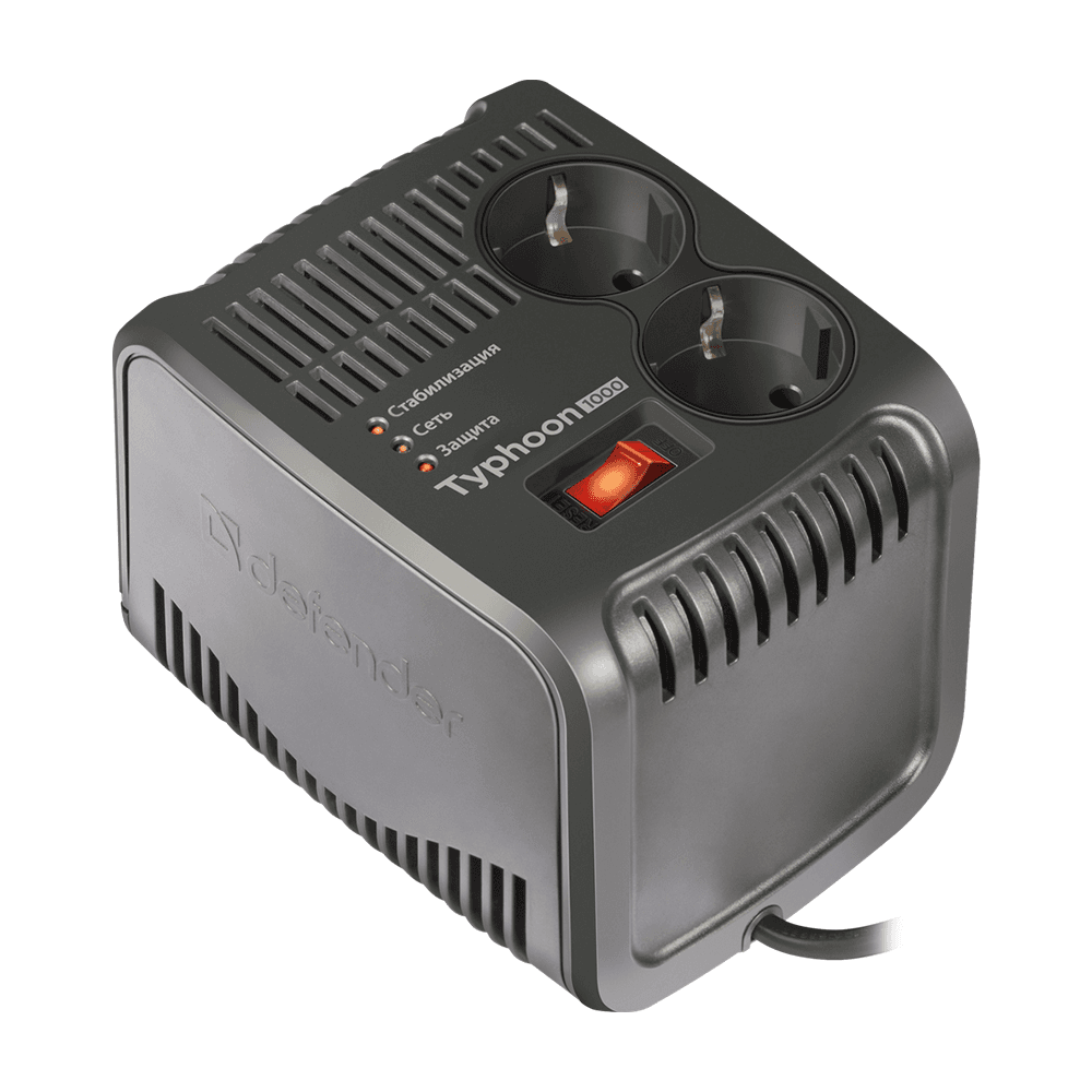 ძაბვის სტაბილიზატორი Defender AVR Typhoon 1000 320W