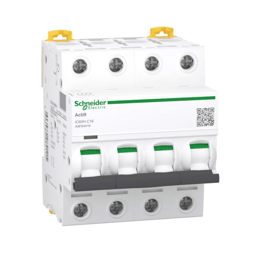 ავტომატური ამომრთველი Schneider Electric 4Р C16 6кА curve