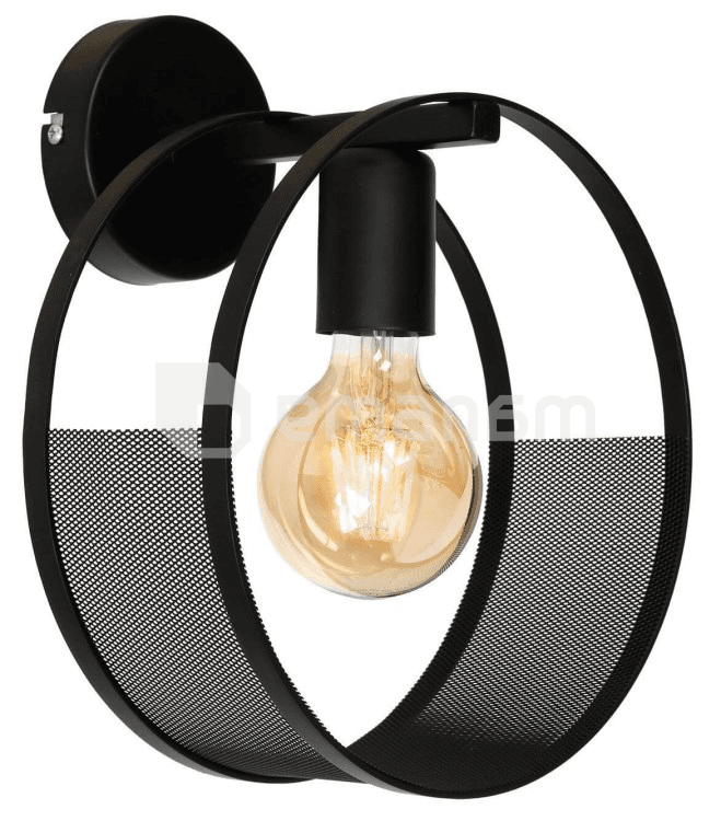 ბრა Luminex Siner 1375 1x60W E27 შავი