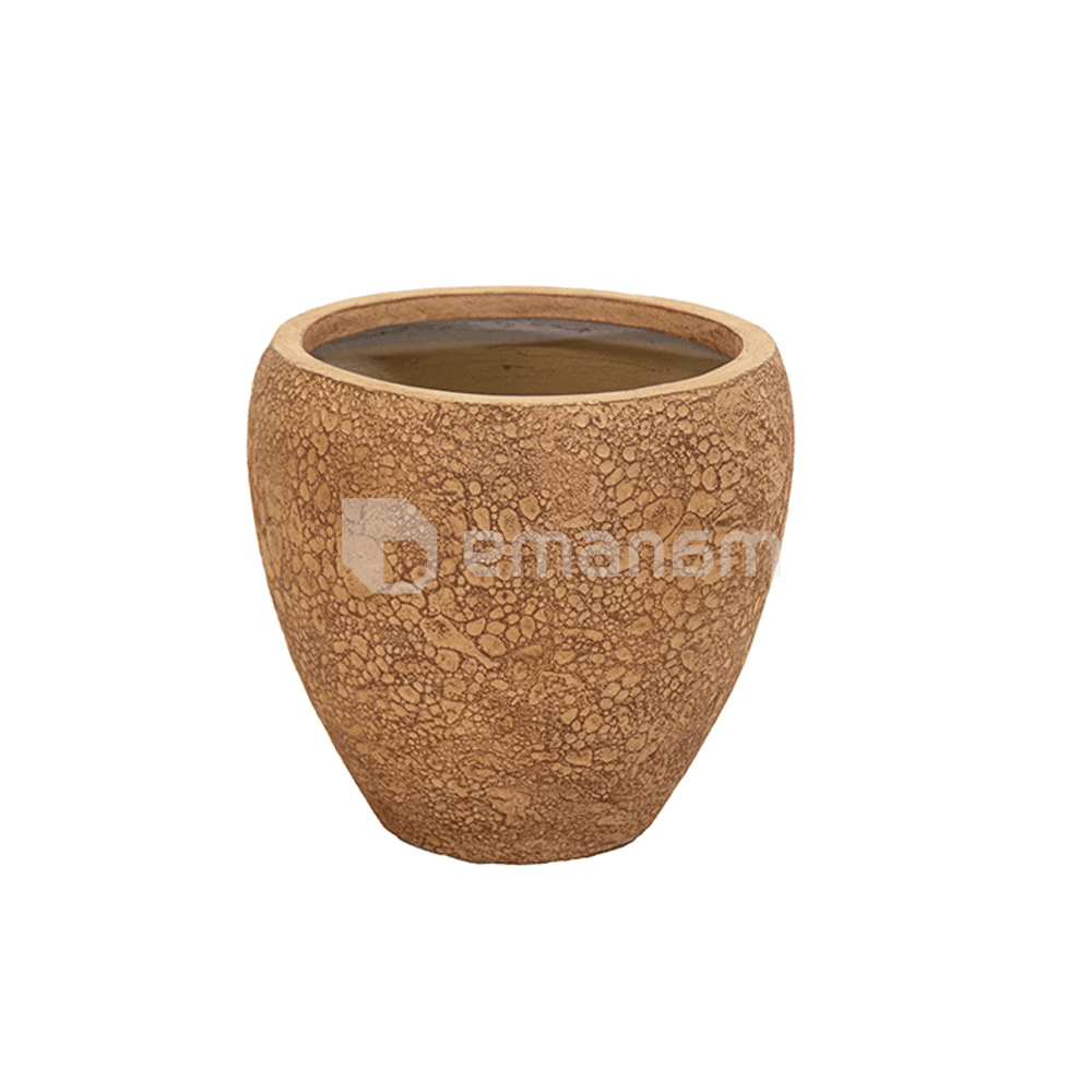ქოთანი კერამიკული Mega Collections Roxy Belly Camel D42H38