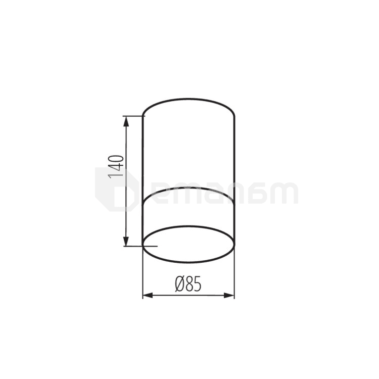 დაუნლაითი Kanlux LUNATI GU10 B GU10 1x MAX 25W
