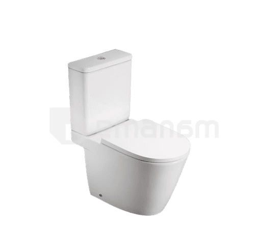 უნიტაზი დასადგამი Pate 2981XC two-piece Glossy თეთრი P-TRAP