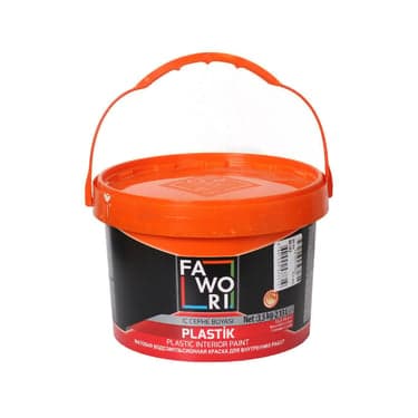 3.5კგ საღებავი თეთრი FAWORI PLASTIC PAINT