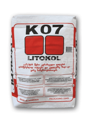 წებო ფილის Litokol K07 GREY 25 კგ