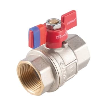 ბურთულა ვენტილი (პეპელა) 1/2  F-F KFPM1 Ferro
